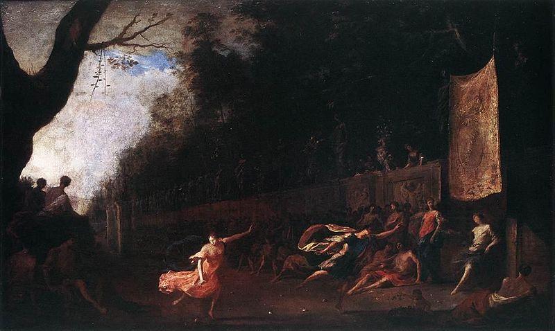 Johann Heinrich Schonfeldt Atalanta and Hippomenes oil painting image